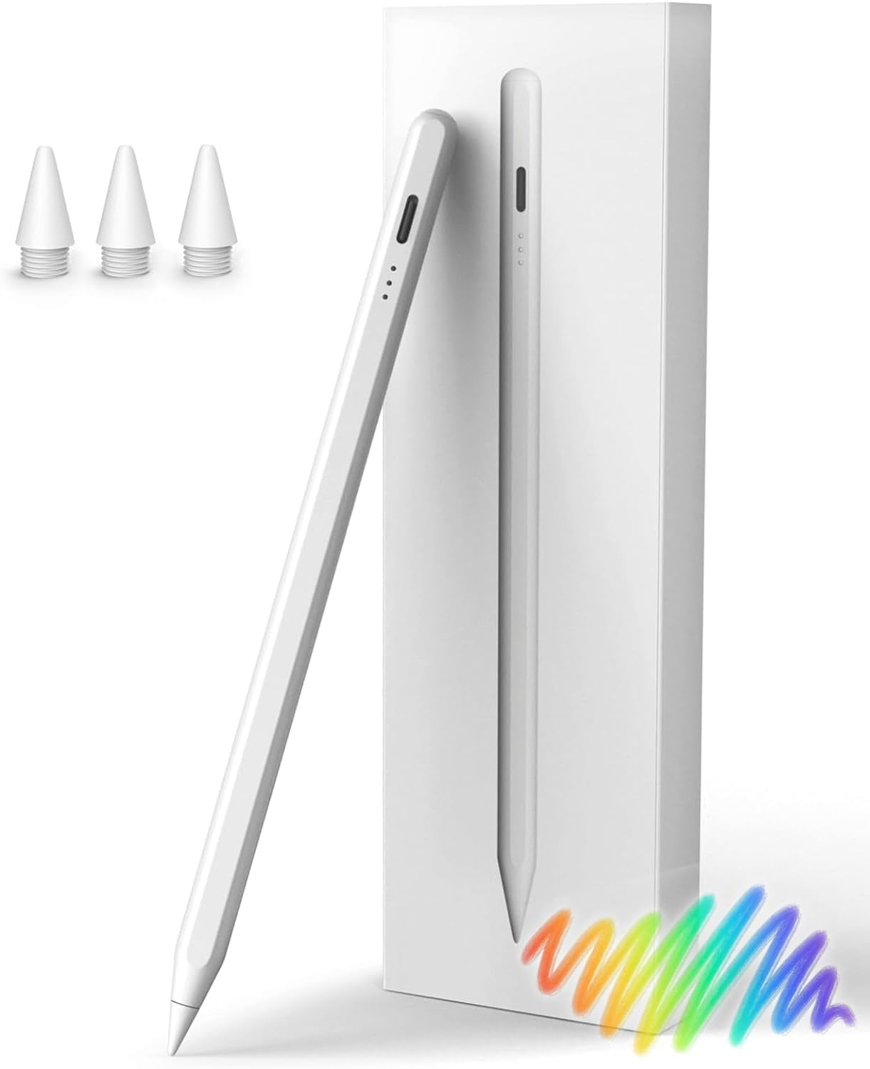 STYLUSLINKPencil for Apple iPad 9th 10th Generation,10mins Fast Charging Palm Rejection ipad Pen, Magnetic Apple iPad Pencil for iPad 6-10, iPad Air 3rd/4th/5th, iPad Mini 5/6th iPad Pro 11"/12.9" M4