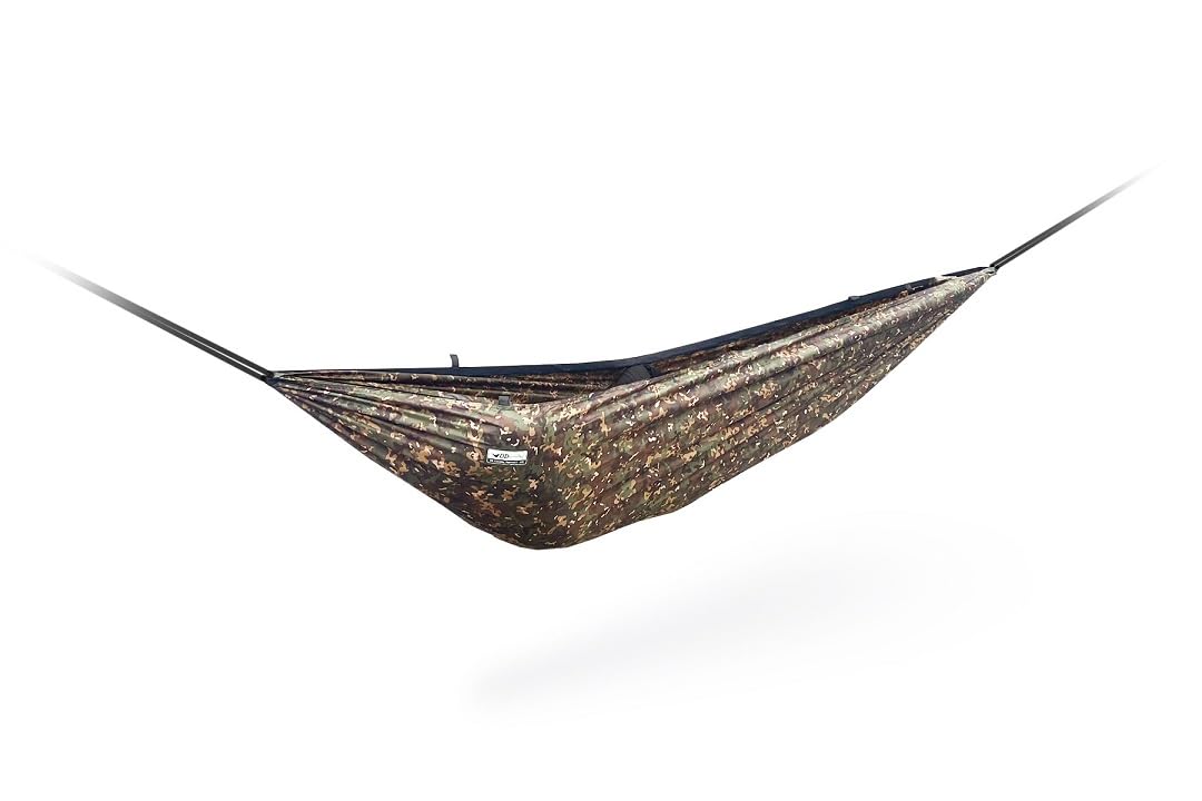 DD Hammocks Amaca da campeggio a doppio strato mimetica leggera per escursioni bushcraft