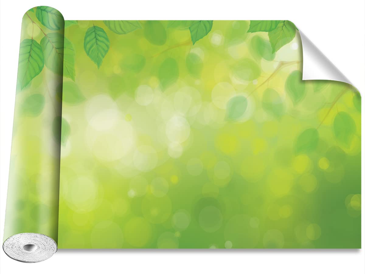 Papier peint feuilles vertes Tulup pour créer une ambiance jungle dans votre salon