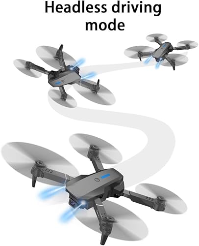 Miniatura 5 de Mini dron para niños con cámara FPV, juguetes de control remoto, regalos para niños y niñas, giros 3D, retención de altitud, modo sin cabeza,