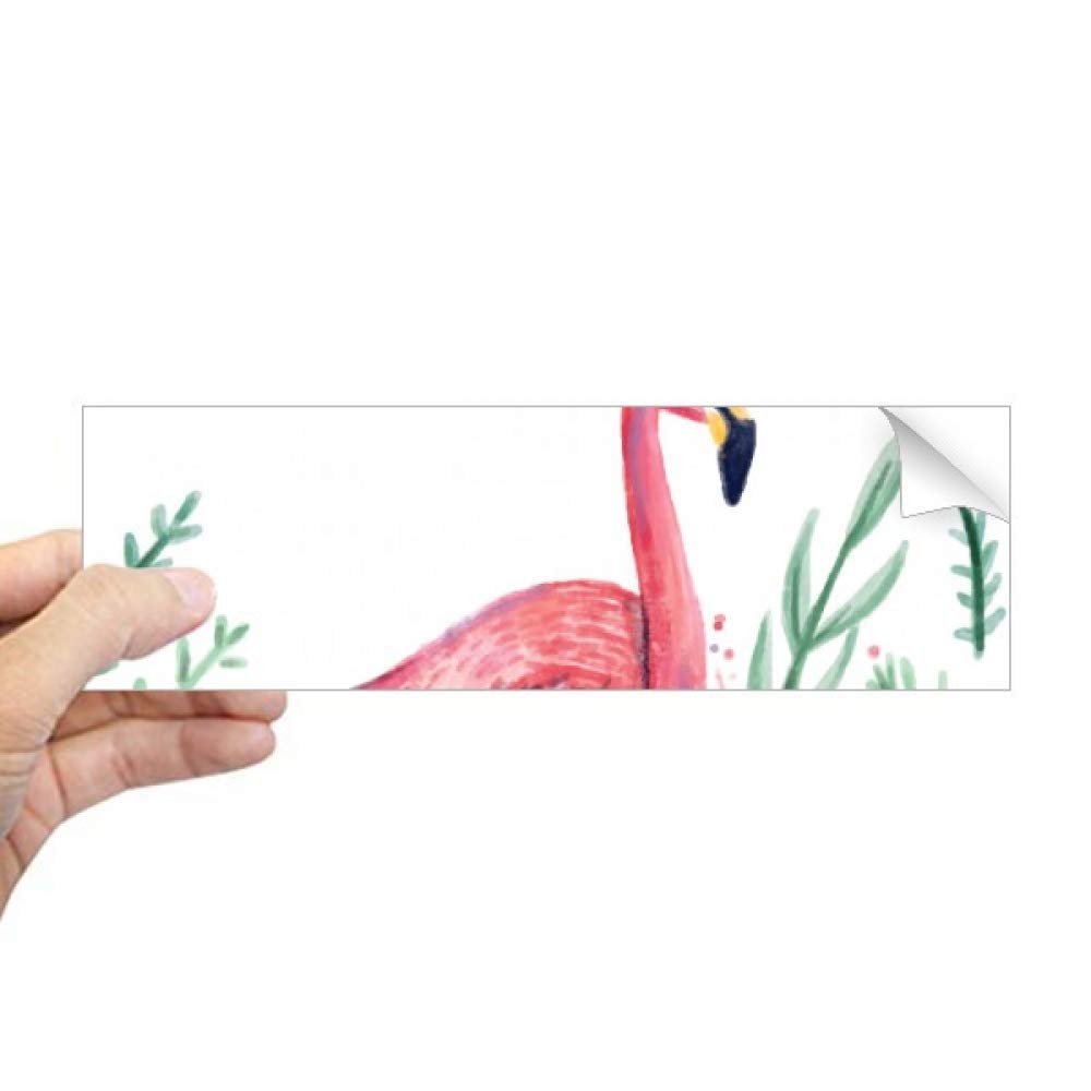 Autocollant flamant rose tropical pour masquer un vis-à-vis de fenêtre avec élégance