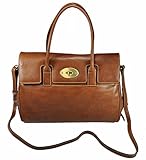 gianni conti tasche rot Damenhandtasche Leder Gianni Conti Umhängetasche Premiumqualität aus Leder - Cognac - Made IN Italy - Modell Mathea