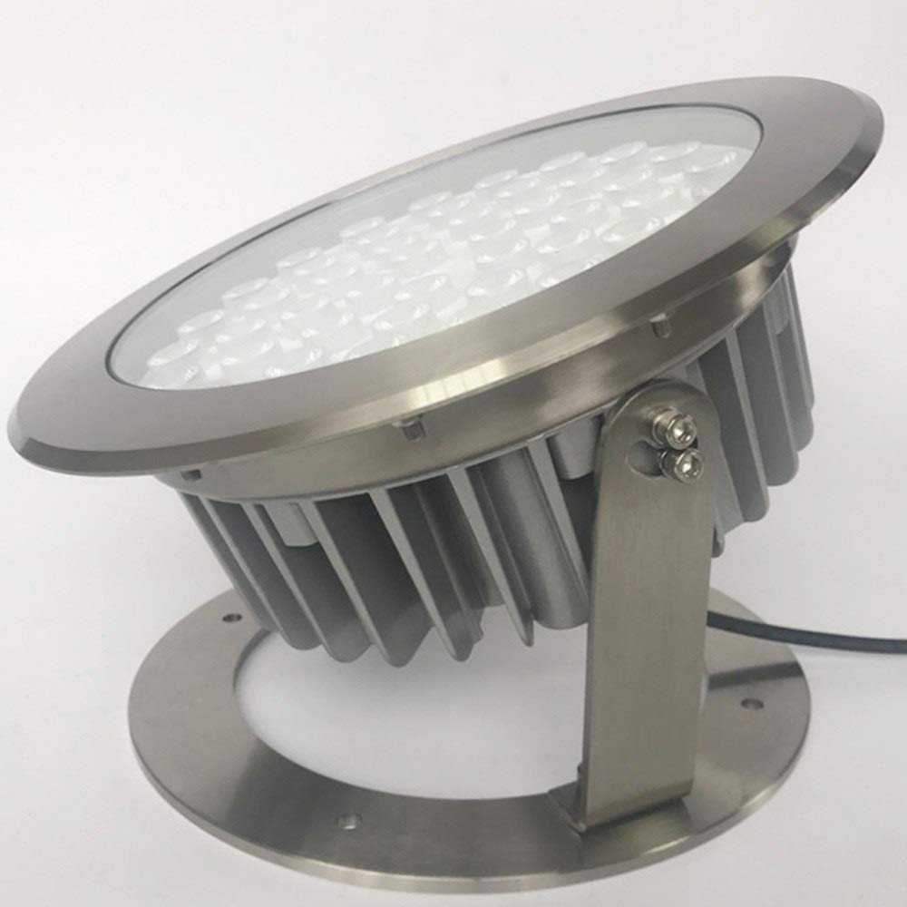 IP68 Wodoodporna zatapialna lampa punktowa LED, lampka nocna lampa krajobrazowa, podwodna obrotowa lampa do stawu ze stali nierdzewnej pilot zdalnego do akwarium akwarium ogród fontanna basen łódź