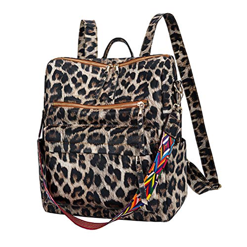 1stück Leopardenmuster Rucksack Für Studenten Großer Kapazitäts-rucksack Modischer Schulranzen Reise Büchertasche Für Schule Shopping Und Freizeit