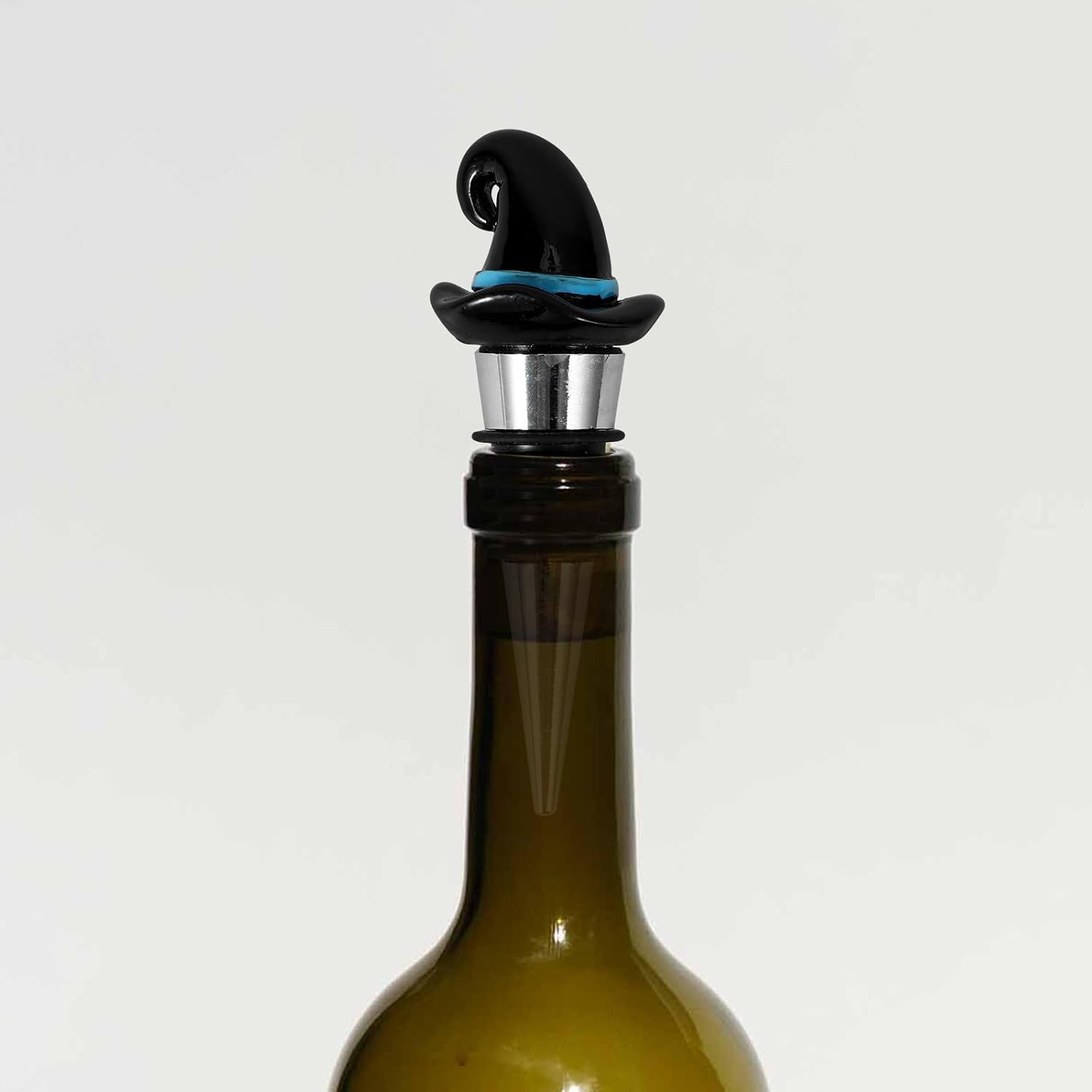 Halloween Season Witch Hat Resin Bottle Stopper for Wine and Beer
