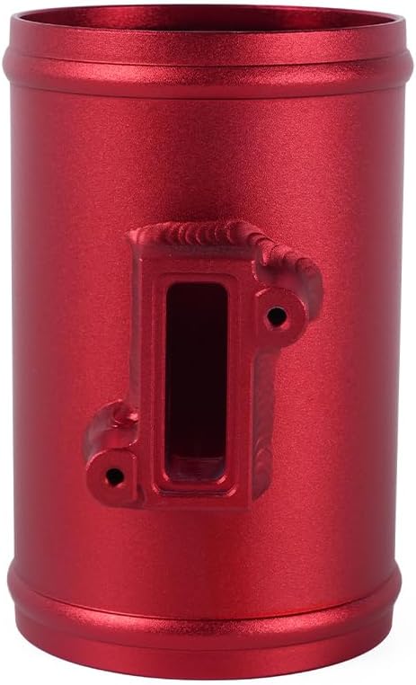 Suporte Adaptador para Sensor MAF BARTOO 3" em Alumínio Vermelho para Nissan, Honda Civic e Ford – 1 unidade
