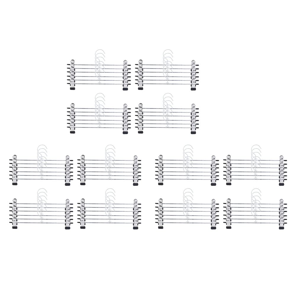 Hndhbfgrt 72 PCS Skirt Hangers with Clips, Pants Hanger Metal Pant Hangers Space Saving for Pants Skirts Clothes