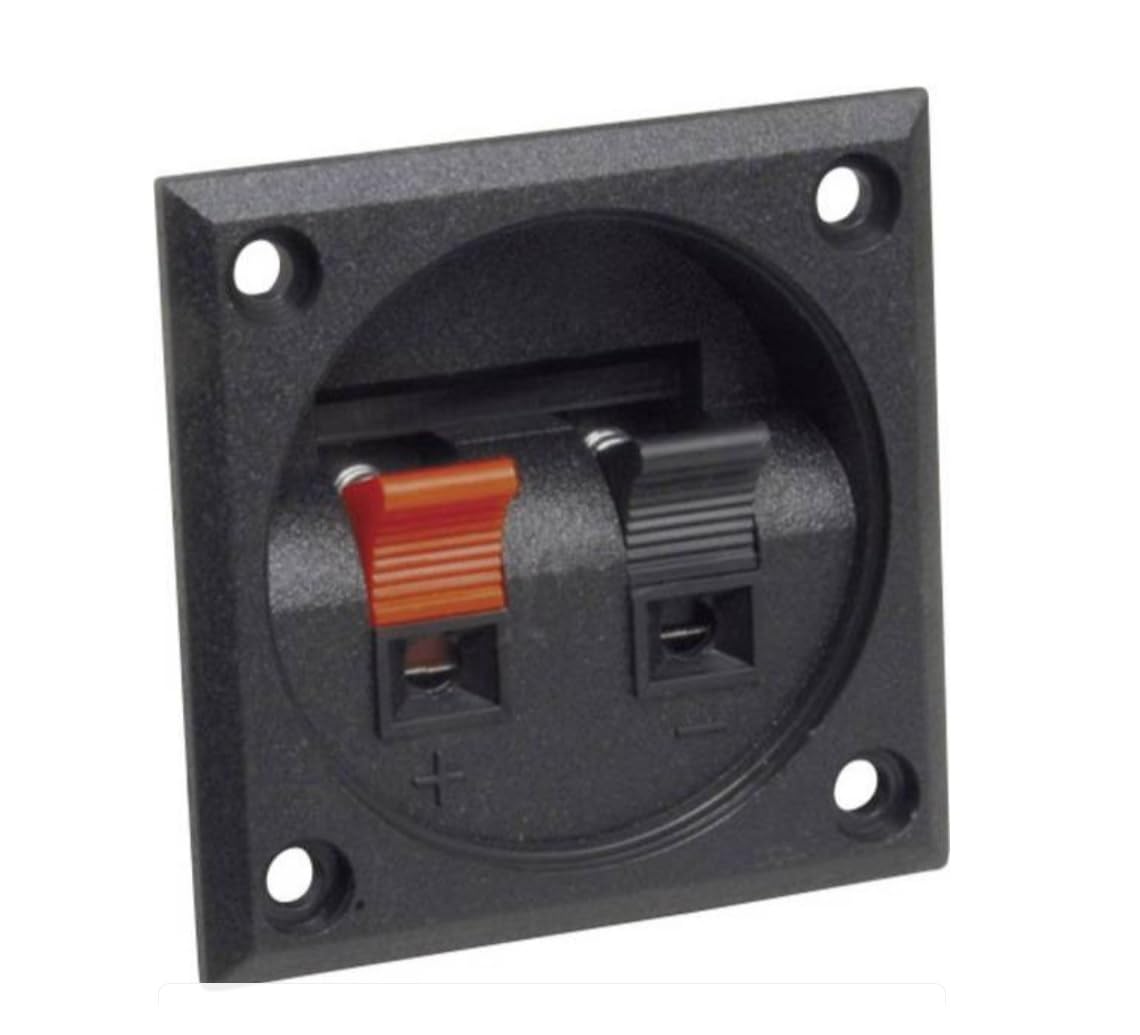Morsettiera per casse acustiche 55mm morsetto a molla altoparlanti