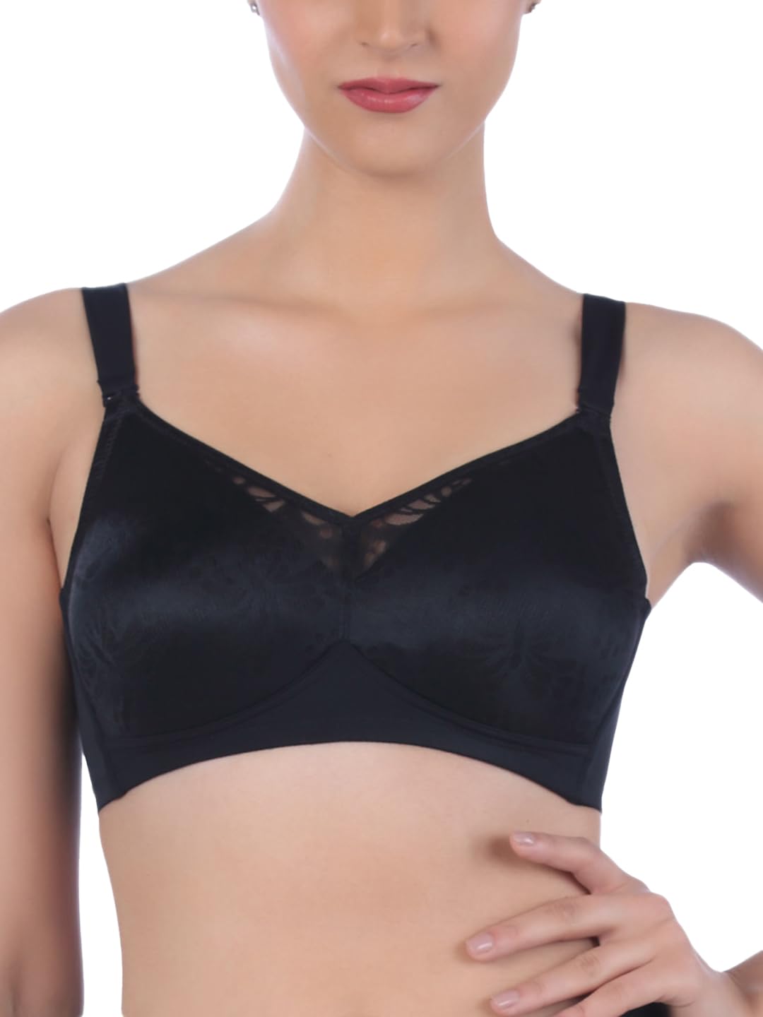Triumph International Polyamide Women's Non Padded|Non Wired|100I526 Minimizer Full-Coverage Bra|Pack of 1