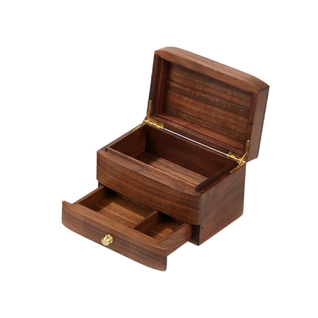 Boîte de rangement de bijoux en bois massif pour ne plus emmêler vos colliers