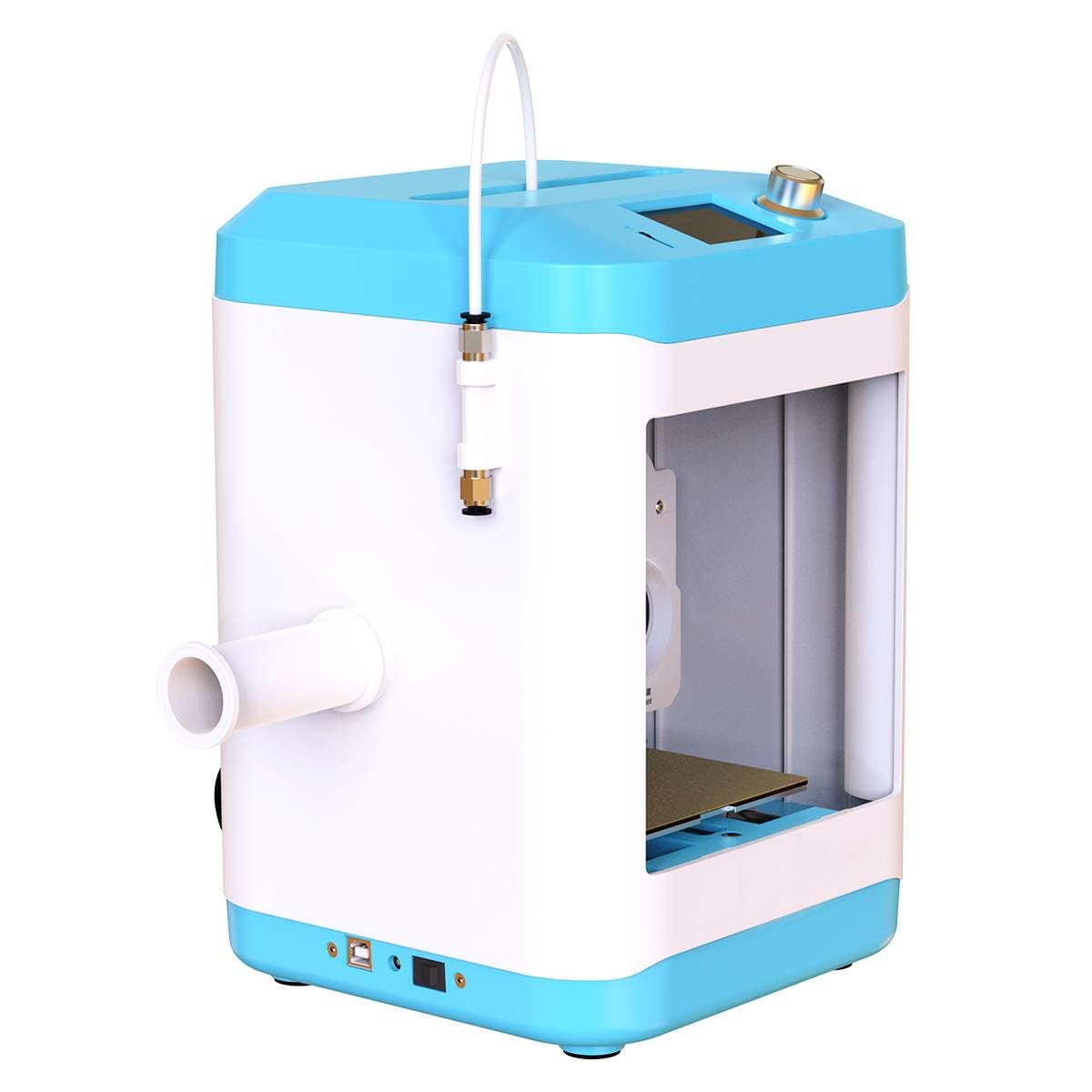 Stampante 3D M1 Mini ad Alta Velocità 250mm/s, Livellamento Automatico 16 Punti, Estrusore Direct Drive Dual Gear, Rilevamento Filamento, Schermo LCD 2,4", Piatto PEI Riscaldato