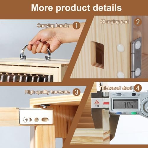 Wall-Mounted Portable Phone Safe Organizer with 12 Slots, Humanized Handle Design for Students & Factory Employees – Ideal Storage Solution for Workplace & School.