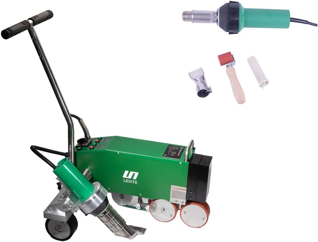 Automatic Hot Air Welder for Welding Roofing TPO PVC membrane with Free Hot Air Welding Gun (230v roof welder+230v heat gun)