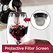 Vinturi Wine Aerator Deluxe Essential Red Wine Pourer and Decanter Tower Stand Set Easily and Conveniently Aerates Wine by the Bottle or Glass and Enhances Flavors with Smoother Finish, Black