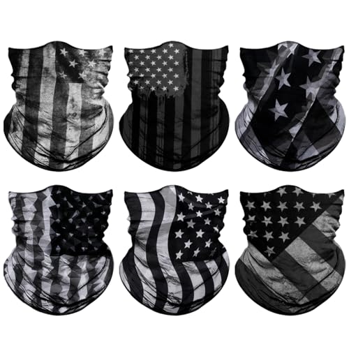Image of Neck Gaiter for Men Women Headwear Bandana Head Wrap Face Scarf Mask Cover Warmer Balaclava-Seamless & Versatile