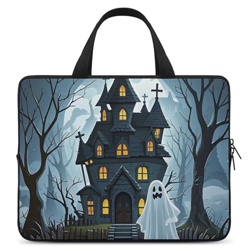 Sac sombre hanté pour ordinateur portable avec bandoulière ajustable pour adulte
