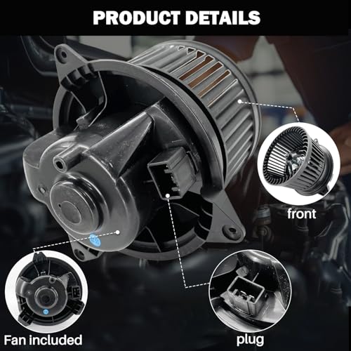 Image of 700105 AC Heater Blower Motor Fan Assembly Fit for Ford Focus 2000-2007, for Ford Transit Connect 2010-2013 YS4Z19805AB