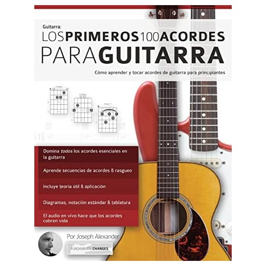 Los primeros 100 acordes para guitarra: Cómo aprender y tocar acordes de guitarra para principiantes: C
