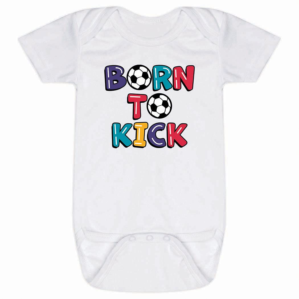 ChalkTalkSPORTS Soccer Baby & Infant One Piece | Soccer Theme Bodysuits