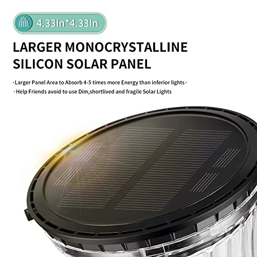 Ortope Solar Pathway Outdoor Lights 6Pack,200 Lumen Solar Garden Lights Lanterns,12Hrs Long Last Solar Landscape Path Yard Lights,Solar Driveway Walkway Sidewalk Lights Lantern Lamp For Patio Lawn #TOP3
