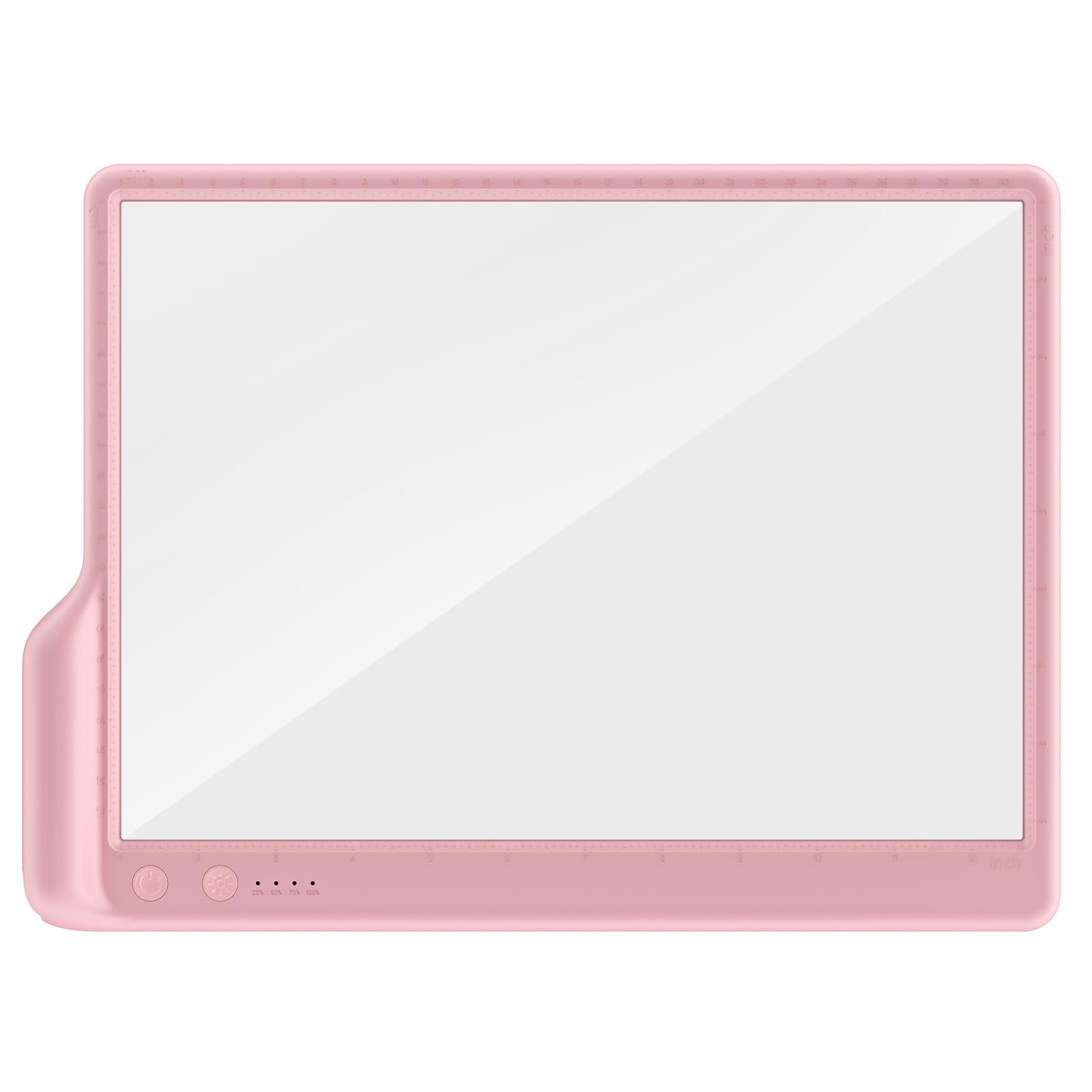 A4 Rechargeable LED Drawing Board with Built-in Stand, 9-Color Light Modes, Neon Art Dry Erase Glow Up Doodle Pad