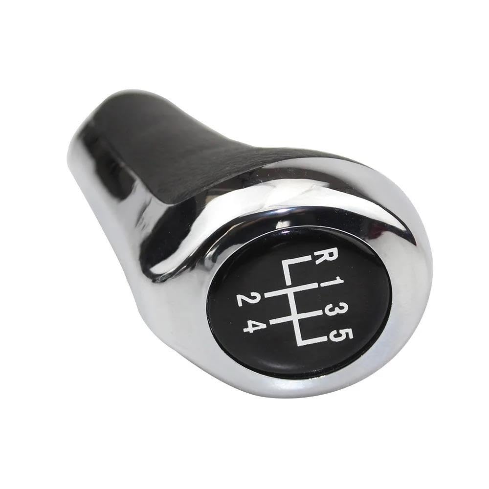 Sxqpocar Chrome 5 Speed Gear Shift Knob Sports Gearbox Lever Head For Bmw E90 E91 E92 E93 E30 E32 E34 E36 E38 E39 E46 E53 E60 E63 E83 E84 Shift Lever Head(Chrome 5 Speed)