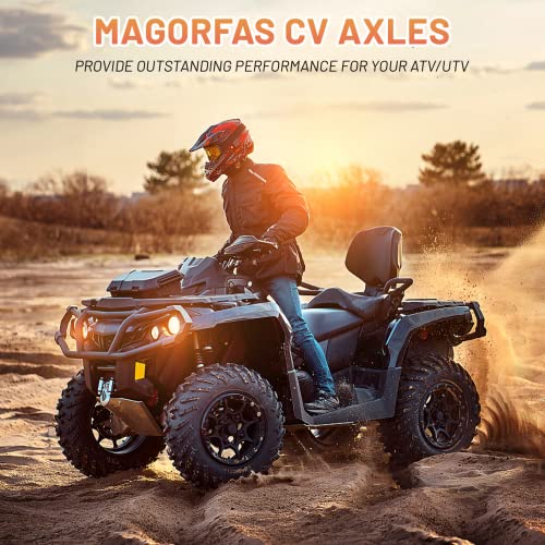 Rear Left & Right Cv Axle Shaft With Wheel Bearing For Polaris Sportsman 450 570 Ho Touring X2 Etx 2014 2015 2016 2017 2018 2019 2020 2021 2022 1332501, 1332656, 1332881 #TOP6