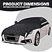 Anti-Hail Car Cover Custom Fit for Nissan350Z 2003-2009 Hail Protector Car Cover,Outdoor Heavy Duty Waterproof Truck/SUV/Sedan Protector bgs597z