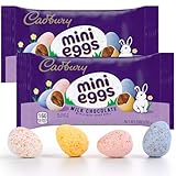 Mini Eggs Milk Chocolate, 2 Bags of Cadbury Mini Eggs 9oz Each, Creamy Milk Chocolate Cadbury Mini Eggs, Perfect Cadbury Eggs for Special Occasions, Premium Candy Eggs for All Ages