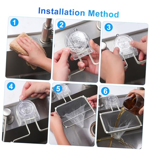 Colador para fregadero de cocina Garneck con filtro desechable miniatura 3