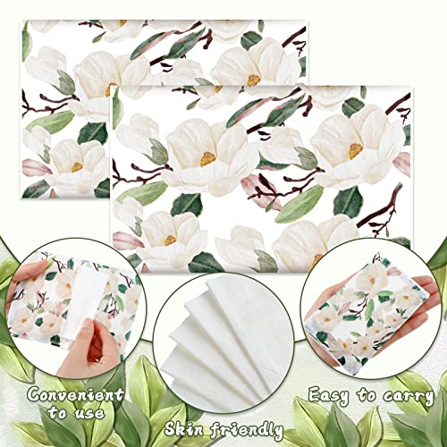 Image of Geyee 50 Pack Travel Tissue Packets Facial Paper Napkins, Magnolia