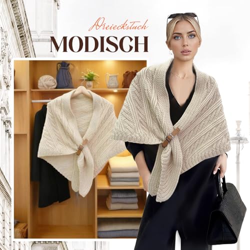 Shawl Wraps for Women,Women's Solid Color Wool Blend Shawl,Women Knitted Shawls and Wraps Sweaters Wool Cashmere2