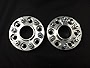 Customadeonly 2 Pieces 1.5' 38mm Hub Centric Wheel Spacers with Lip Bolt Pattern 6x114.3 6x4.5 Center Bore 71.5mm 1/2' Stud