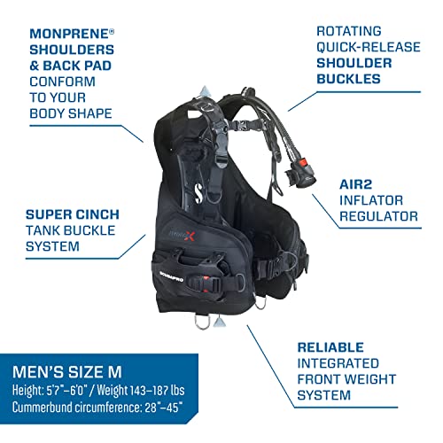 Scubapro Hydros X Bcd W/Air2 - Mens - Xl-2Xl #TOP2
