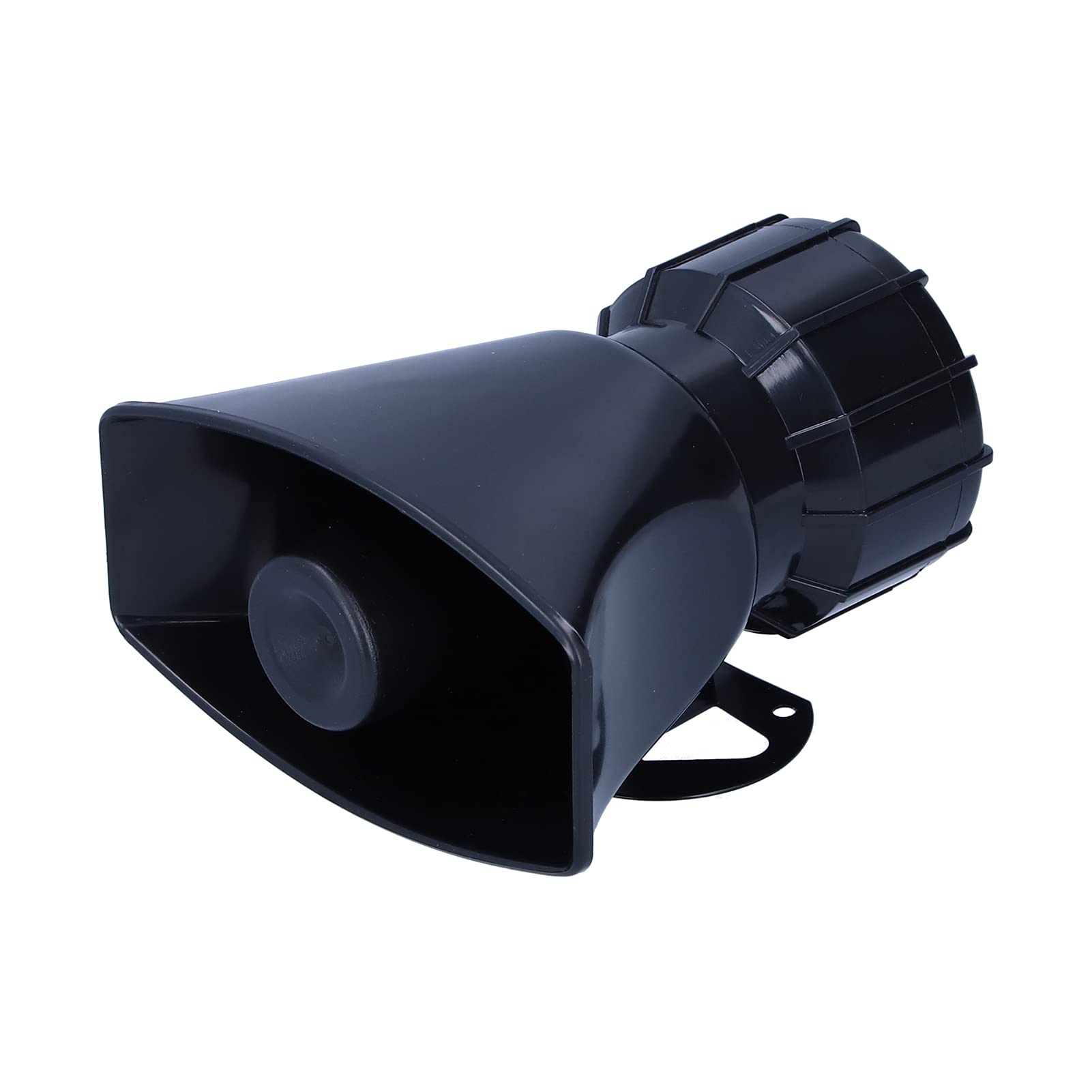 Autoalarmhorn, 12V 100W 125DB Autohupe Megaphon 5-Sound Notfallwarnalarm Feuersirene für Auto Motorrad