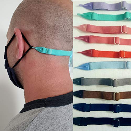 Face Mask Strap for Kids or Adults - Same Day Shipping!! (gray)