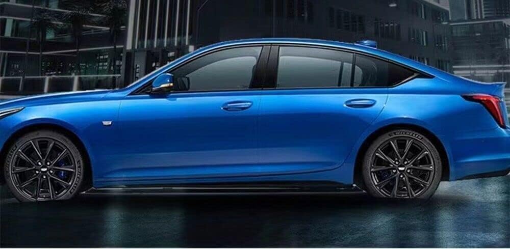 Upgrade Side Skirts for Cadillac CT5 2020-2022, Styling Body Kits Rocker Panel Trim