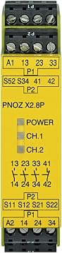 Safe relay PNOZ X2.8P for electrical automation 787301