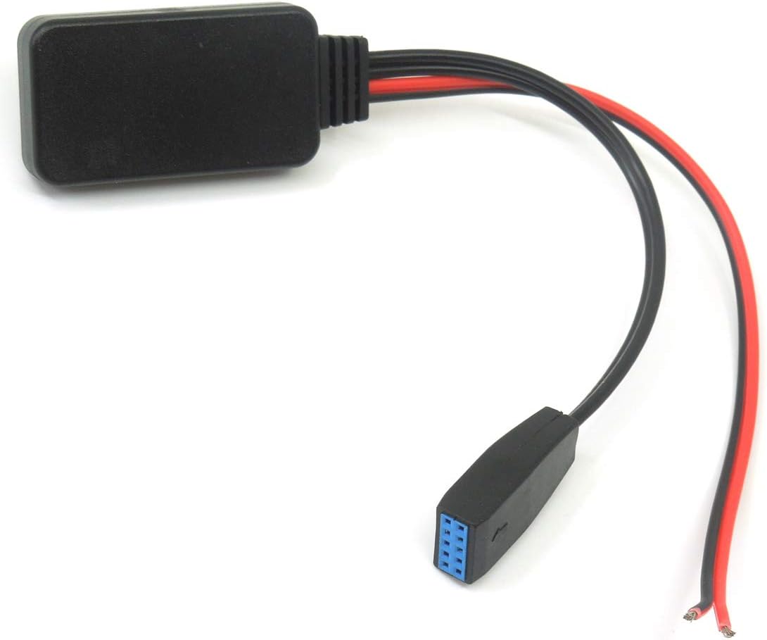 Artist Unknown Car Bluetooth Adapter Audio Aux 10-pin Interface Cable for BMW E46 3-Series 2002-2006 Busines CD