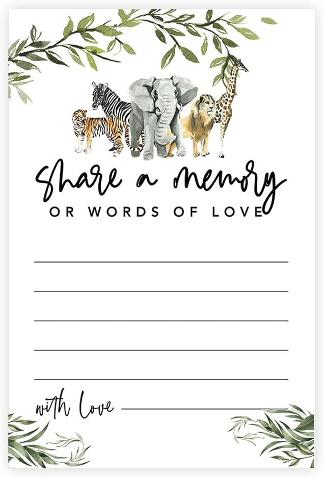 Andaz Press Personalized Share a Memory Cards, Greenery Custom Photo Frame 4" x 6" Cards for Wedding, Birthday, Funeral, Celebration of Life, Retirement, Graduation, Going Away, Life Memories, 52-Pack