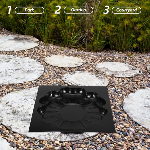 Moule de sol en PP Mipcase en forme de fleur pour dalles en ciment - 6