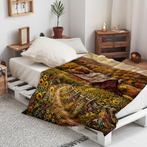 Jeté de grange rustique plaid canapé pour vos soirées cocooning - 5