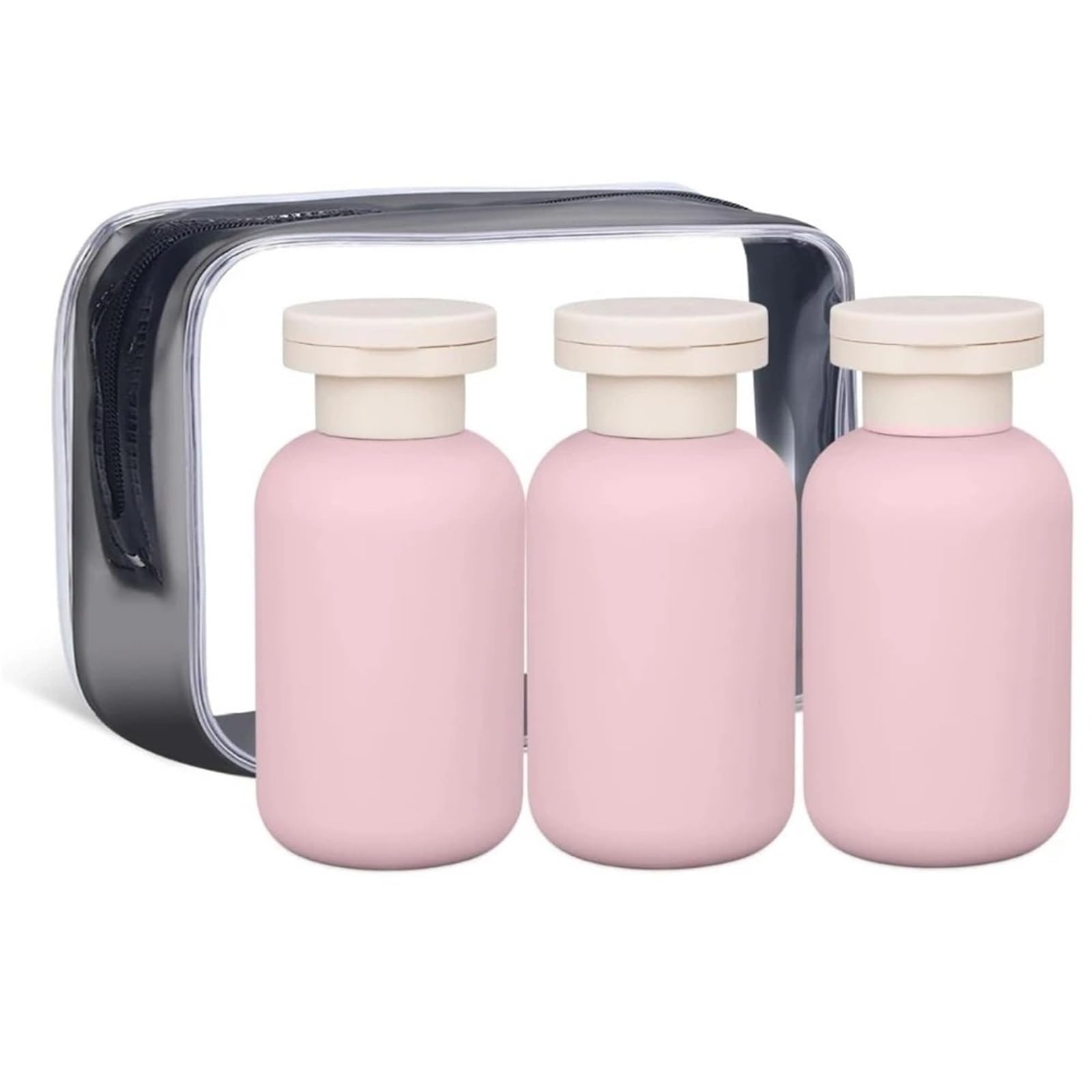 3Pcs Travel Bottles Set 100ml Soft Leakproof Refillable Essentials For Shampoo Lotion Portable Squeeze Tubes for Travel