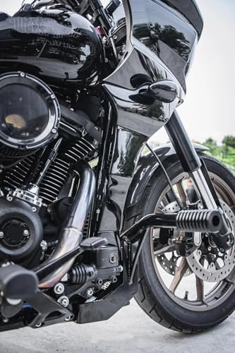 Cache latéral carénage noir pour Softail Low Rider ST FXLRST - 5
