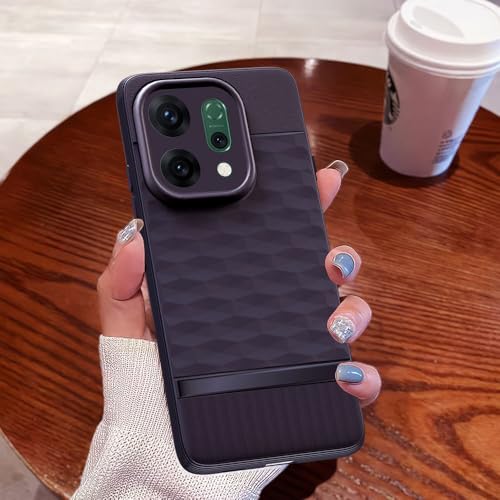Image of amazon basics Shockproof Case for Oppo Reno14 Pro 5G | Full Camera Protection | TPU Flexible Back Cover for Oppo Reno14 Pro 5G (Purple)