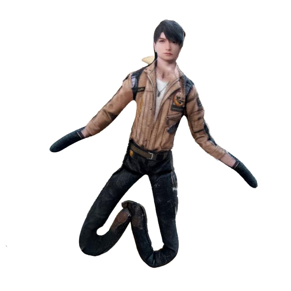 Zhongkaihua Caleb Plush with Twistable Human-Shaped Anime Soft Stuffed Funny Pillow Throw Sofa Bedroom Home Decorations Collectibles Gifts