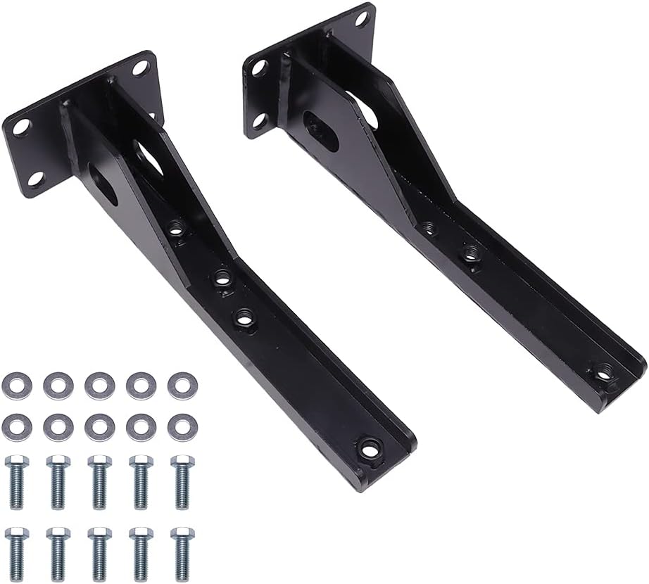 ELITEWILL 2Pcs XJ Rear Bumper Brackets Support Compatible with 1986-2001 Jeep Cherokee XJ DIY