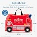 Trunki Children’s Ride-On Suitcase And Kid's Hand Luggage | Great 3 Year Old Boy Gift : Frank Fire Engine (Red)