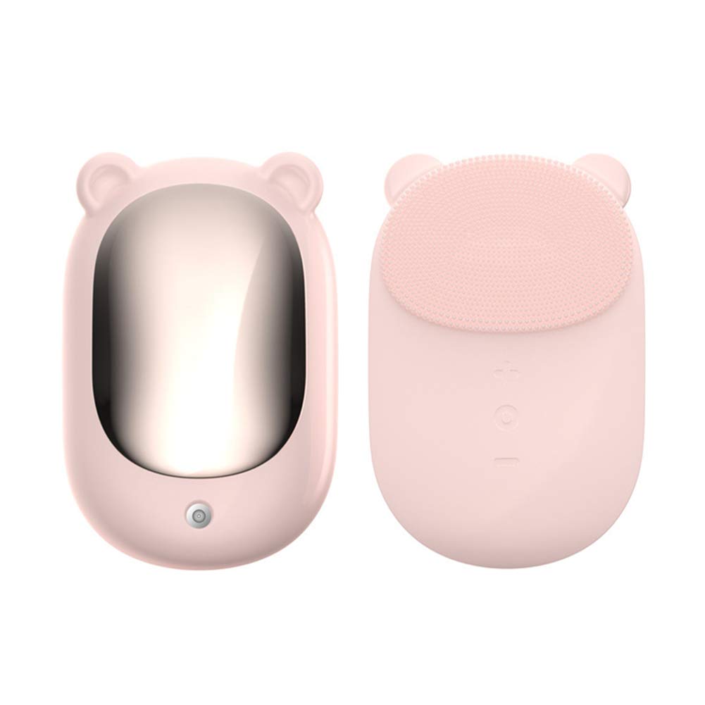 Beauty Silicone Electric Massage Brush Facial Cleaning Mini Face Washing Machine Cleansing Tool LFMXLD,A