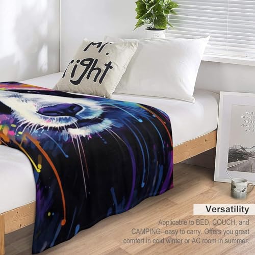 Couvertures moelleuse flannel panda idée cadeau literie douce - 7